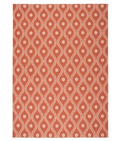Nourison Home & Garden RS085 Rust 7 ft. 9 in. X 10 ft. 10 in. Area Rug