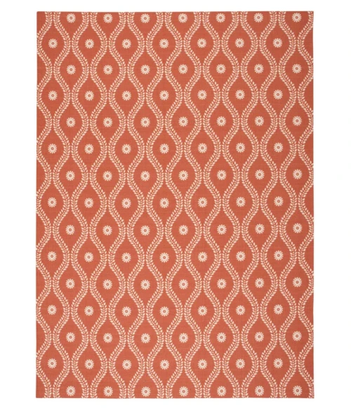 Nourison Home & Garden Area Rug RS085-Rust