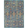 Nourison Home Allur ALR05 Blue Multicolor 5 ft. 3 in. X 7 ft. 3 in. Area Rug