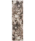 Kathy Ireland American Manor Area Rug AMR03 Iv/Mocha 2'2" x 7'6"