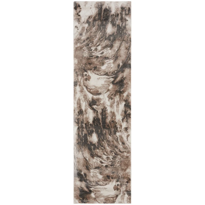 Kathy Ireland American Manor Area Rug AMR03 Iv/Mocha 2'2" x 7'6"