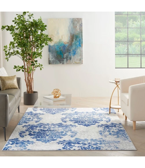 Nourison Whimsicle Area Rug WHS11-Ivory Navy