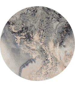 Nourison Home Maxell MAE08 Grey 7 ft. 10 in. Round Area Rug