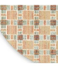 Nourison Nordic Rust Multicolor NRC14 5ft. x Round Round Rug