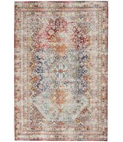 Nourison Home Vintage Kashan VKA09 Multicolor 4 ft. X 6 ft. Area Rug