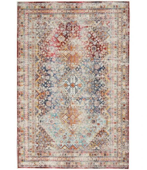 Nourison Vintage Kashan Area Rug VKA09-Multicolor