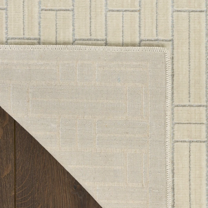Nourison Home Washable Charm Cream / Ivory WCH02 2ft.2in. x 10ft. Rect. Rug