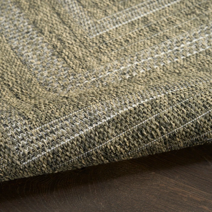Nourison Tulum Olive TLM04 2 ft. X 6 ft. Rect. Rug