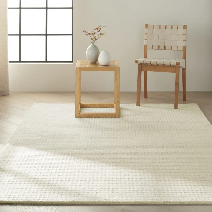 Calvin Klein Las Vegas White CK830 5ft.3in. x 7ft.5in. Rect. Rug