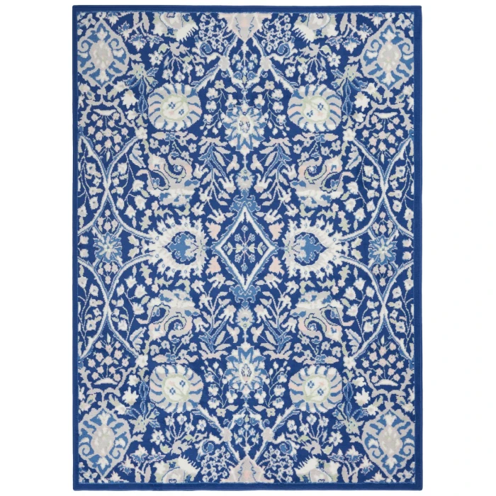 Nourison Whimsicle Area Rug WHS10-Navy Multicolor