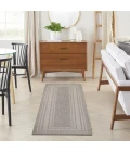 Nourison Horizon Indoor/Outdoor Grey HOZ03 2 ft. 2 in. X 8 ft. Rect. Rug