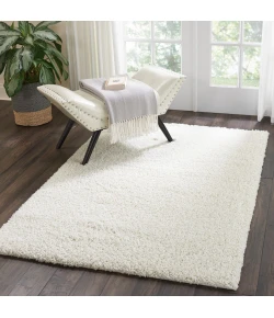 Nourison Home Malibu Shag MSG01 Ivory 3 ft. 11 in. X 5 ft. 11 in. Area Rug