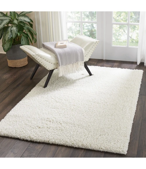 Nourison Malibu Shag Area Rug MSG01-Ivory