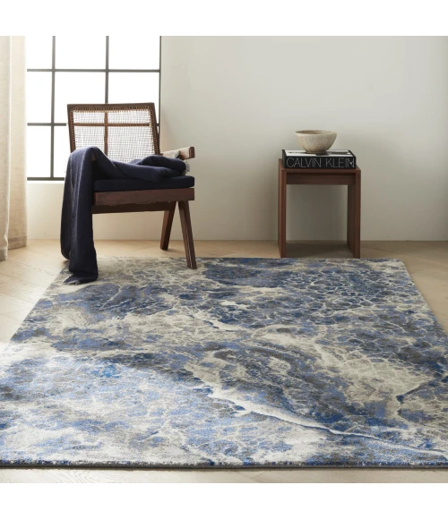 Calvin Klein Gradient Blue GDT06 5ft.6in. x 8ft. Rect. Rug