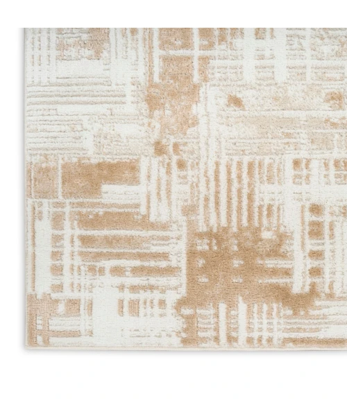 Nourison Dekor Ivory Taupe DEK11 2 ft. x 4 ft. Rect. Rug