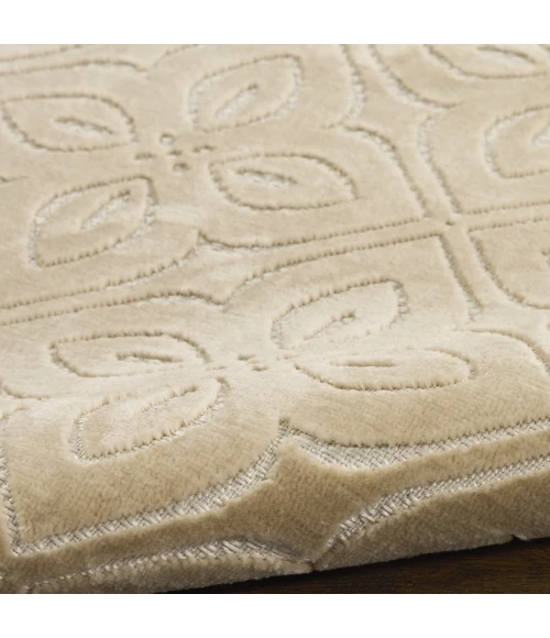 Nourison Home Washable Charm Beige WCH03 3ft. x 5ft. Rect. Rug