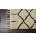 Nourison Moroccan Shag Area Rug MRS01-Cream
