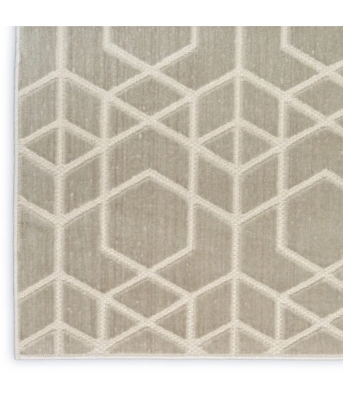 Nourison Home Washable Charm Grey WCH01 8ft. x 10ft. Rect. Rug