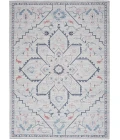 Nicole Curtis Machine Washable Series 1 Area Rug SR110 Ivory Blue