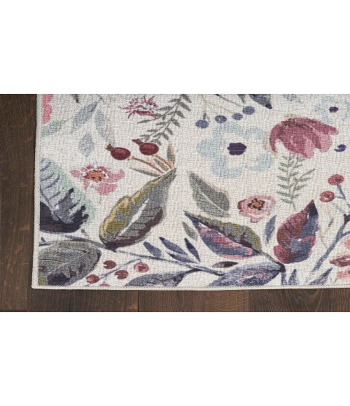 Nourison Nourison Washables Ivory Pink NWB01 5 ft. 2 in. X 7 ft. Rectangle Rug