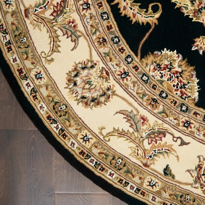 Nourison 2000 Round Area Rug 2022-Black