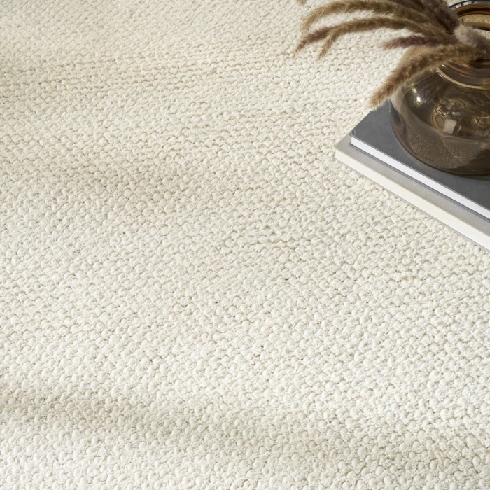 DKNY Pure Rows Cream / Ivory ROW01 9ft.9in. x 13ft.9in. Rect. Rug