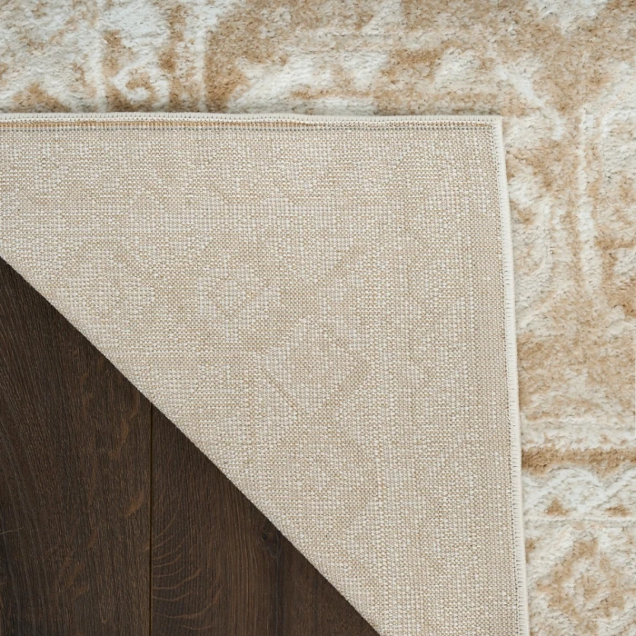 Nourison Dekor Cream Beige DEK01 4 ft. X 6 ft. Rect. Rug