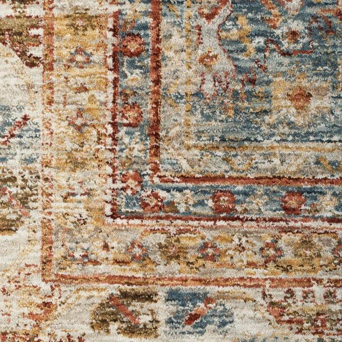 Nourison Sahar Blue SHR01 8 ft. X 10 ft. Rect. Rug
