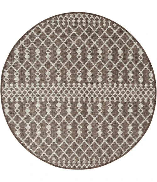 Nourison Positano Natural POS02 4ft. Round Rug