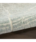 Nourison Marmara Teal Grey Ivory MRA06 9ft. x 12ft. Rect. Rug