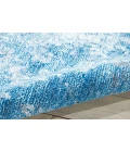 Nourison Home Silk Shadows Blue SHA10 5ft.6in. x 7ft.5in. Rect. Rug