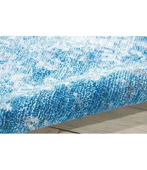 Nourison Home Silk Shadows Blue SHA10 5ft.6in. x 7ft.5in. Rect. Rug