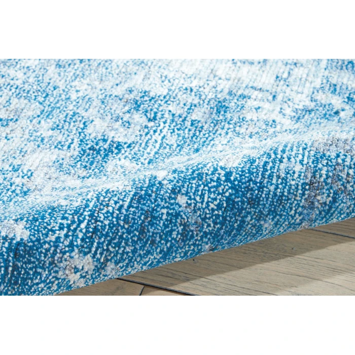 Nourison Home Silk Shadows Blue SHA10 5ft.6in. x 7ft.5in. Rect. Rug