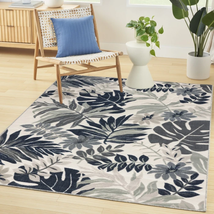 Nourison Home Suncoast Blue SNC02 4ft. x 6ft. Rect. Rug