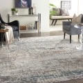 Nourison Rustic Textures Area Rug RUS14-Light Grey Multi