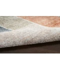 Nourison Astra Machine Washable Multicolor ASW09 5 ft. 3 in. Round Rug