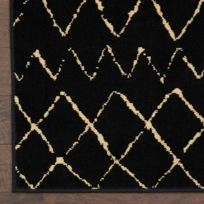 Nourison Grafix Area Rug GRF04-Black
