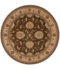 Nourison Living Treasures Round Area Rug LI04-Brown