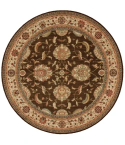Nourison Home Living Treasures LI04 Brown 7 ft. 10 in. Round Area Rug