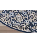 Nourison Aloha Blue ALH34 7’10” Round Rug