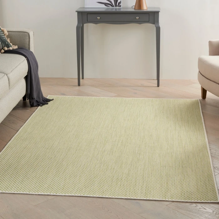 Nourison Courtyard Area Rug COU01-Ivory Green