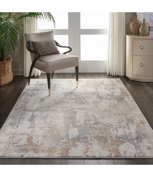Nourison Rustic Textures Area Rug RUS06-Beige/Grey