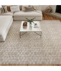 Nourison Home Washable Charm Grey WCH01 8ft. x 10ft. Rect. Rug