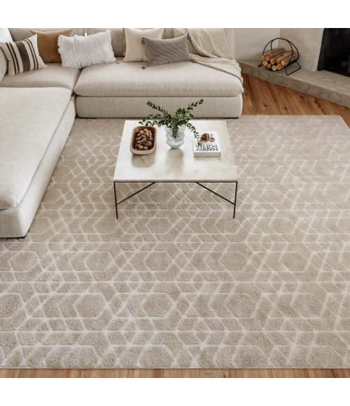 Nourison Home Washable Charm Grey WCH01 8ft. x 10ft. Rect. Rug