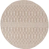 Nourison Positano Beige POS02 5ft. Round Rug