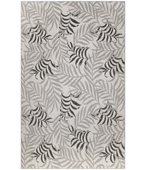 Nourison Garden Oasis Grey GOA01 9 ft. X 12 ft. Rectangle Rug