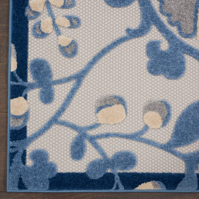 Nourison Aloha Area Rug ALH17-Blue/Grey