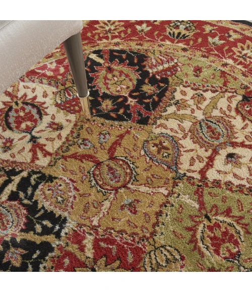 Nourison Home Modesto Multicolored MDS04 5ft.3in. x Round Round Rug