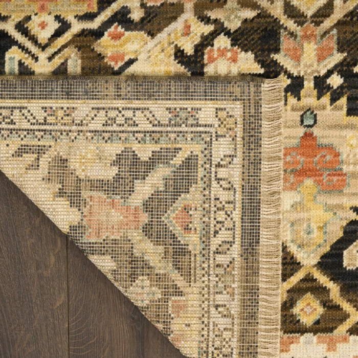 Nourison Antique Bloom Mocha Multicolor ANB02 10ft. x 13ft. Rect. Rug