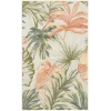 Nourison Home Aloha ALH43 Ivory Green 2 ft. 8 in. X 4 ft. Area Rug